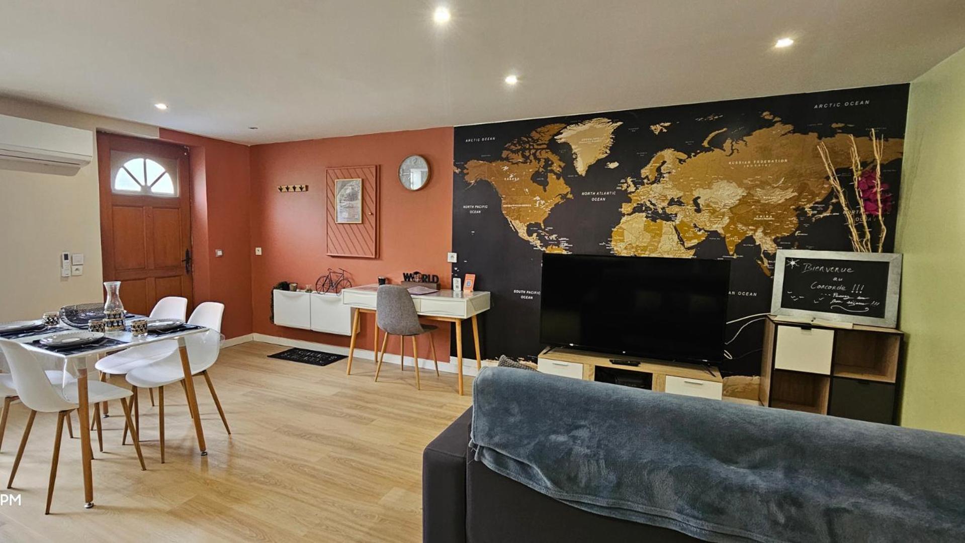 Апартаменти Le Concorde-Wifi-Clim-Parking-3Etoiles-Ockeys Bram Екстер'єр фото