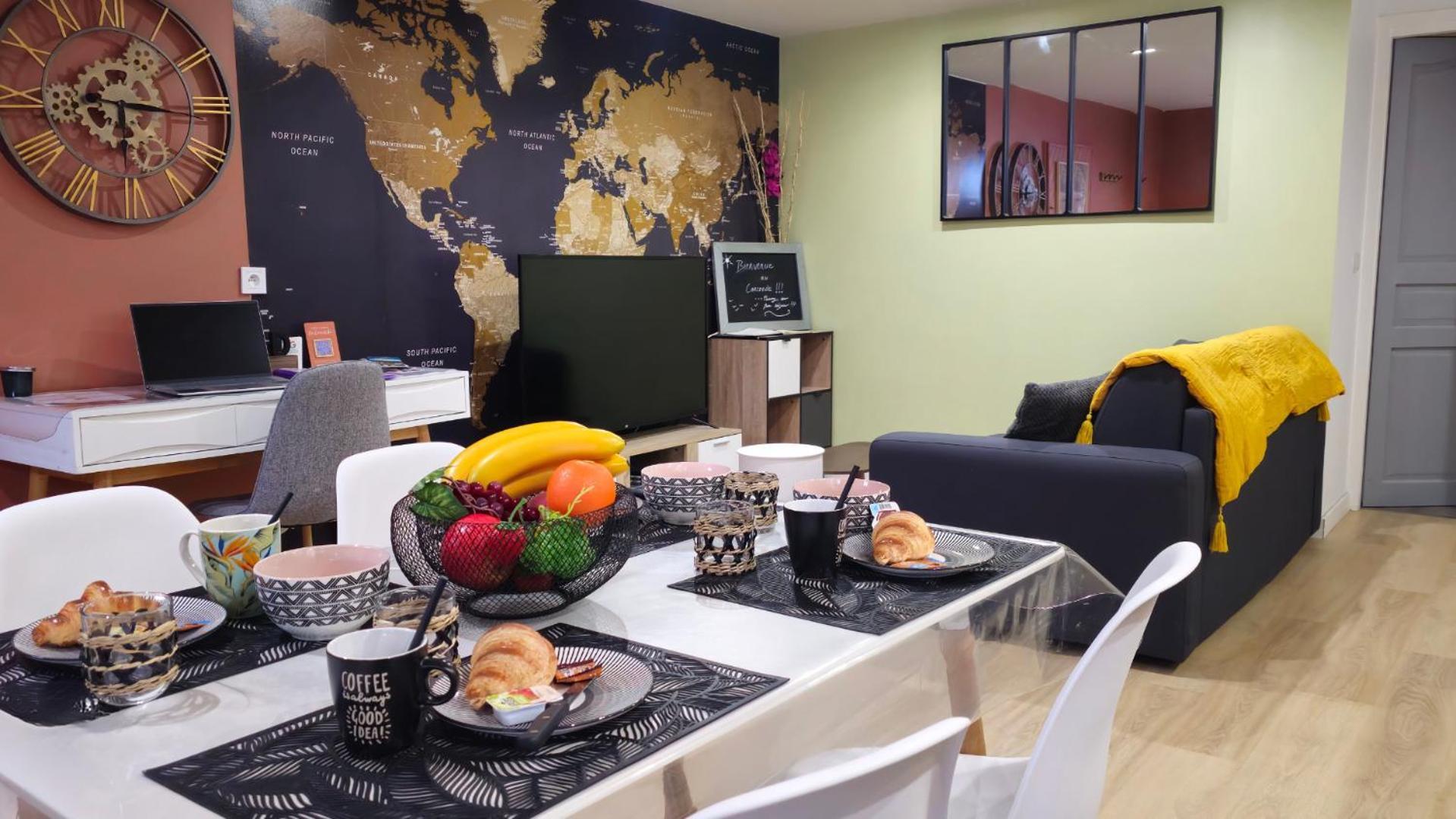 Апартаменти Le Concorde-Wifi-Clim-Parking-3Etoiles-Ockeys Bram Екстер'єр фото